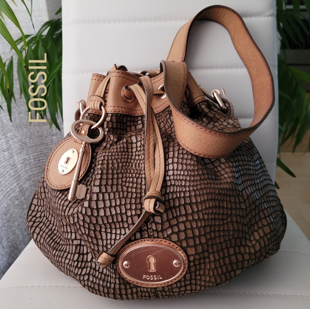 Fossil Maddox Leather Hobos Bag ❤